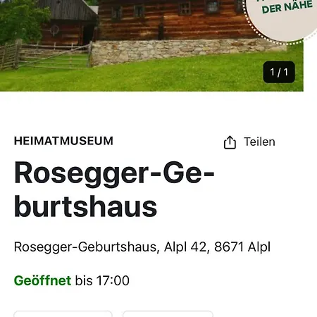 Haus Gruber - Valentina & Gabriel In Der Waldheimat Apartmán Krieglach